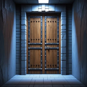 Keep highly detailed, lifelike image showing a rectangular woode...