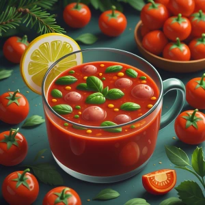 National Gazpacho Day
December 6
(Realistic style)
