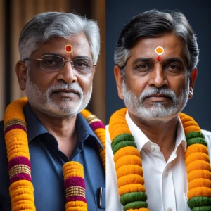 Generate an image showing Jagan Mohan Reddy, the former Chief Mi...