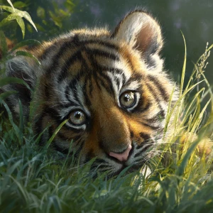 ((score_9_up, score_8_up, score_7_up)),
a baby tiger cub named T...