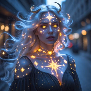 A luminously bewitching Celestial Witch, every intricacy exudes...