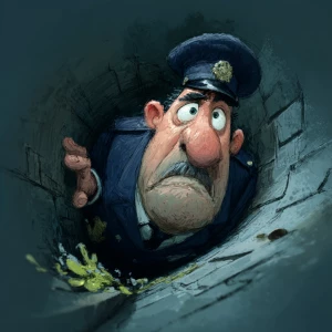 Hello George said it from the sewer. Uh-oh here comes the Popo
