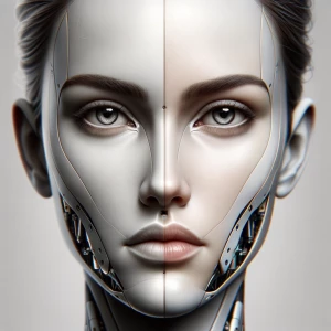 Foto realista de robot