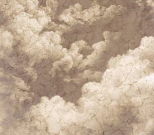 vintage marbled paper texture, stormy taupe-gray clouds with cre...