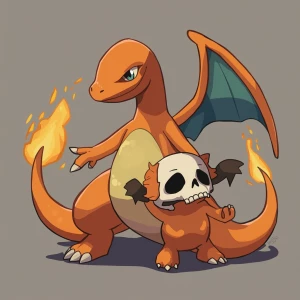 Create a compelling Pokémon card design featuring a heart-wrench...