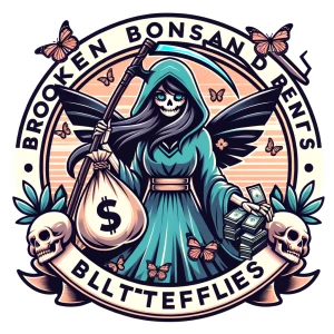 Illustrate a captivating grim reaper goddess-demoness avatar or...