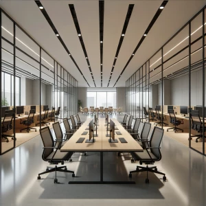 Ultra-photorealistic 3D architectural visualization of a modern...