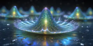 A mesmerizing pulsar pod, shimmering with an otherworldly glow,...