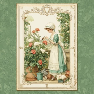 Print-ready junk journal page, A4 portrait full-bleed (≈2480×350...