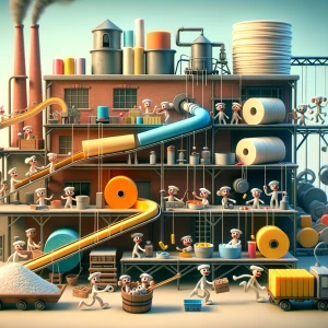 The story of the creation of a rubber