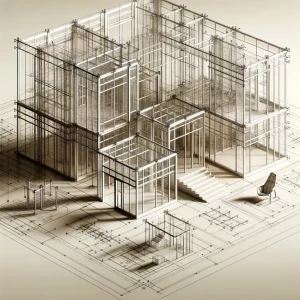 make a simple wireframe with a transparent background