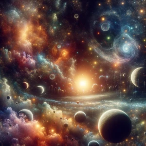 Only stars full of nebulas and strange planets