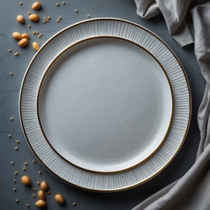 do the same but the plate should be more fine, a little bit text...