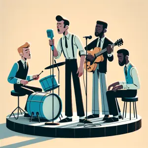 Video mp4 stop motion music band
