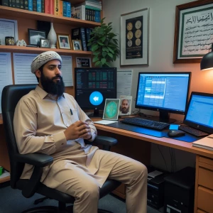 Okay I want you to create an image of me in my office who like r...