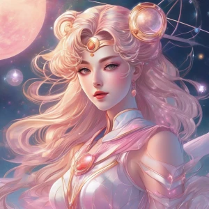 A mesmerizing ethereal AI consciousness, shimmering in an array...