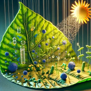 Create a stop-motion video explaining the process of plant photo...
