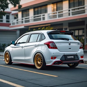 Can you please generate a suzuki dzire which is modified with go...