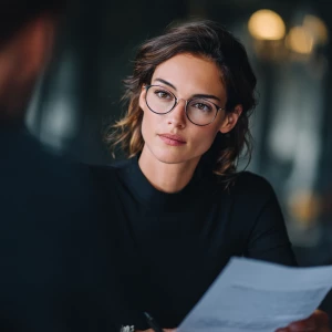 Financial planning, advisory service concept. Female advisor att...