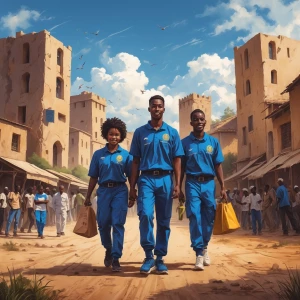 Créer avec image art de solidarité avec ses nom.jeunes Zougmoré...