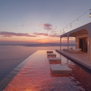 Rooftop Lounge – The Skyblush Deck: High above the mansion, the...