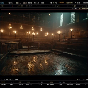 "Empty Victorian anatomy theatre at St. Bartholomew's Hospital L...