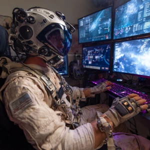 I climbed into my brand-new top-of-the-line OASIS immersion rig,...