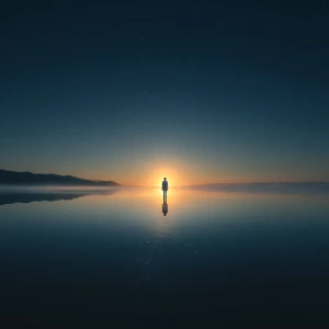 Create an image of Ultra-realistic, cinematic 8K spiritual lands...