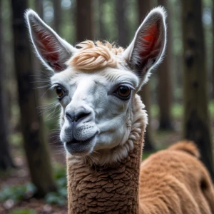 A mutation of a Llama and a monkey combined