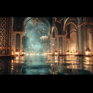 Create a breathtaking cinematic 16:9 image that evokes the mysti...