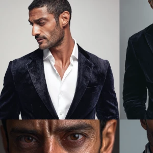 Hyper‑realistic male model with locked American‑Italian‑Arab fea...