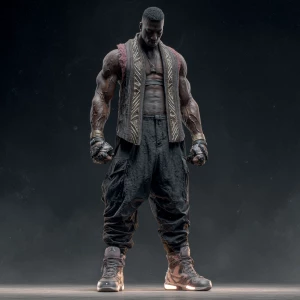 Atlas 'The Silent Pillar' stands at the center of the scene, a f...