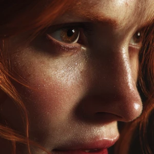 Close up of Jessica Chastain