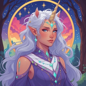 Multicultural Geltungjude Transgender Emo Eladrin Cleric Unicorn...