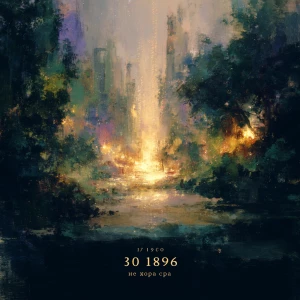 Ethereal painterly style with a dreamlike atmosphere, soft glowi...