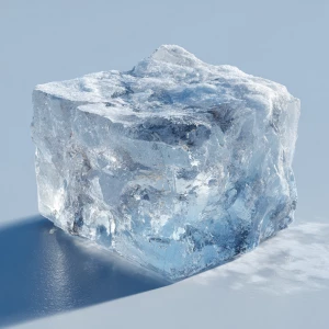 A block of ice