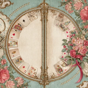 Print-ready junk journal page, A4 portrait full-bleed, 300 DPI....