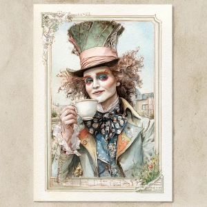 Print-ready junk journal page, A4 portrait full-bleed (≈2480×350...