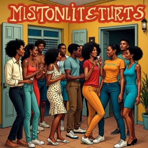 Generate an image of a 12” vinyl album package with a cover show...