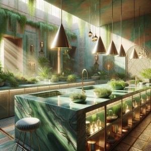 Transport yourself into the Sunstone Atelier kitchen, a blend of...