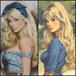 Brigitte bardot by milo manara