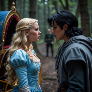 Blonde and lovely young  Marian from the medieval Robin Hood leg...