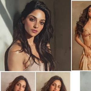 realistic image of kiara advani