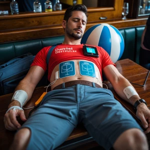 Daniel defib pads on autopulse cpr ambu bag in cardiac arrest at...