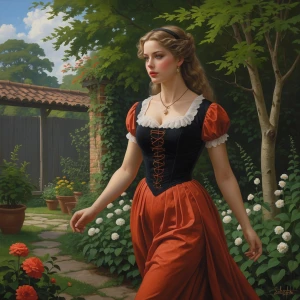 Edward Robert Hughes' painting depictin викторианская очень крас...