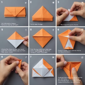 Create a step-by-step visual guide demonstrating the process of...