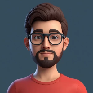 AI Startup Market News Advisor 3d avatar portrait