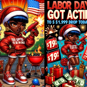 A high-resolution 2D digital illustration in a bold, ultra-vibra...