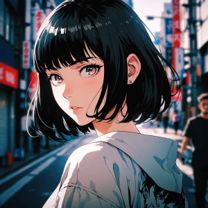 Creer une image de Baji  de Tokyo Revengers 

Il marche les main...