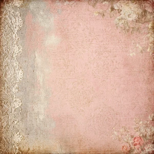 Shabby chic vintage scrapbook background paper, 12x12 inch print...